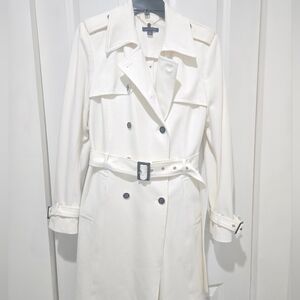 Tommy Hilfiger White Trench Coat